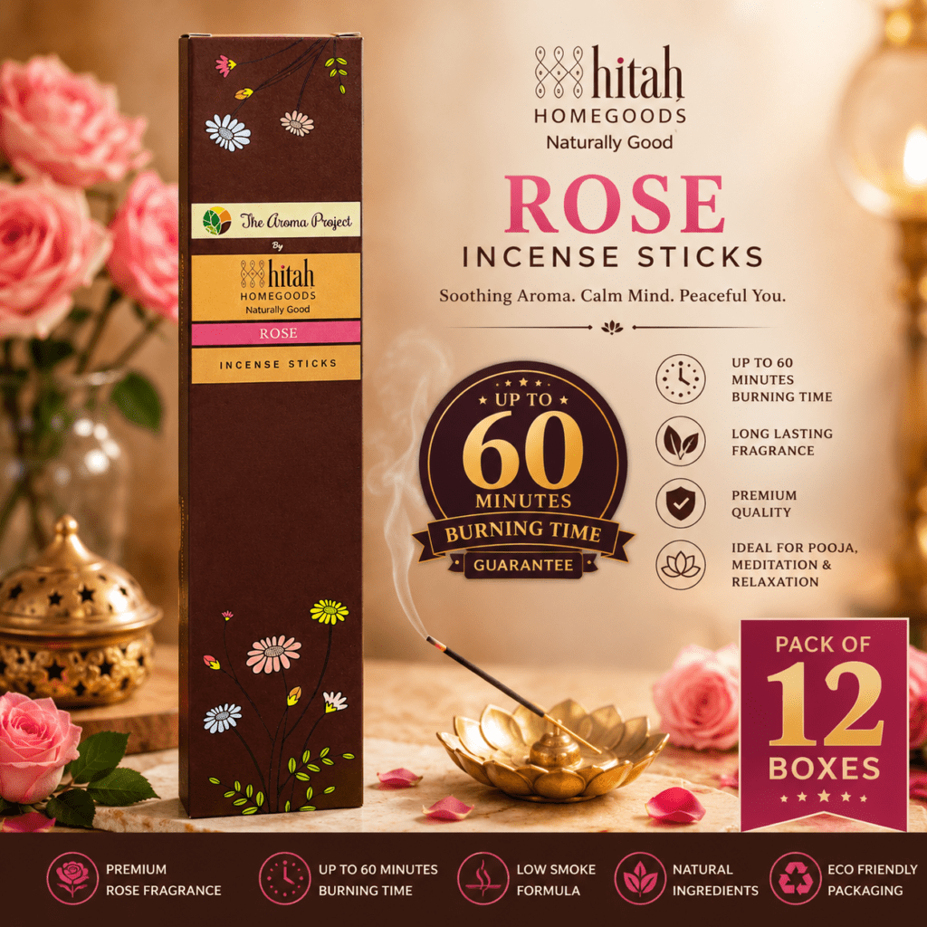 Rose Incense Sticks Agarbatti
