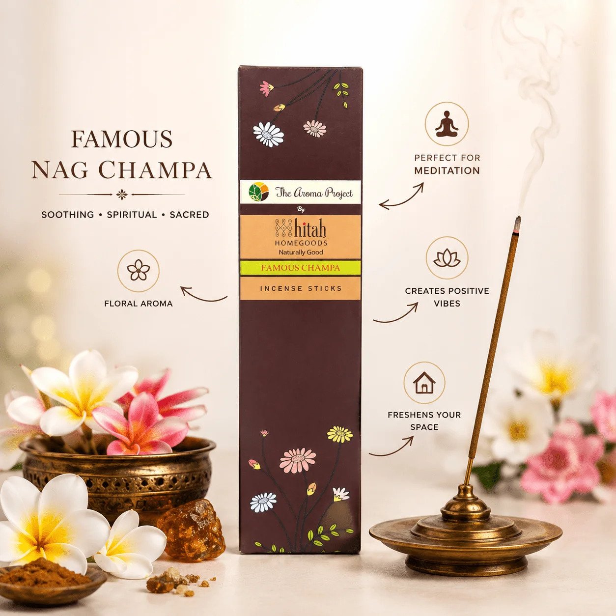 Nag Champa incense pack of 3