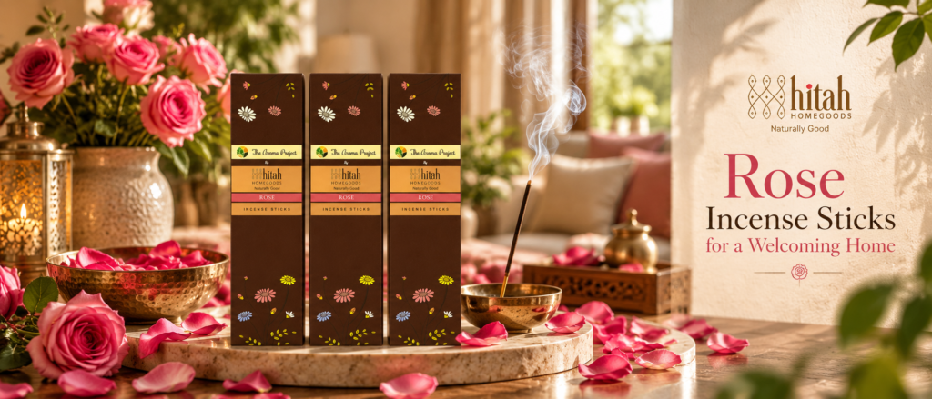 rose incense sticks for home